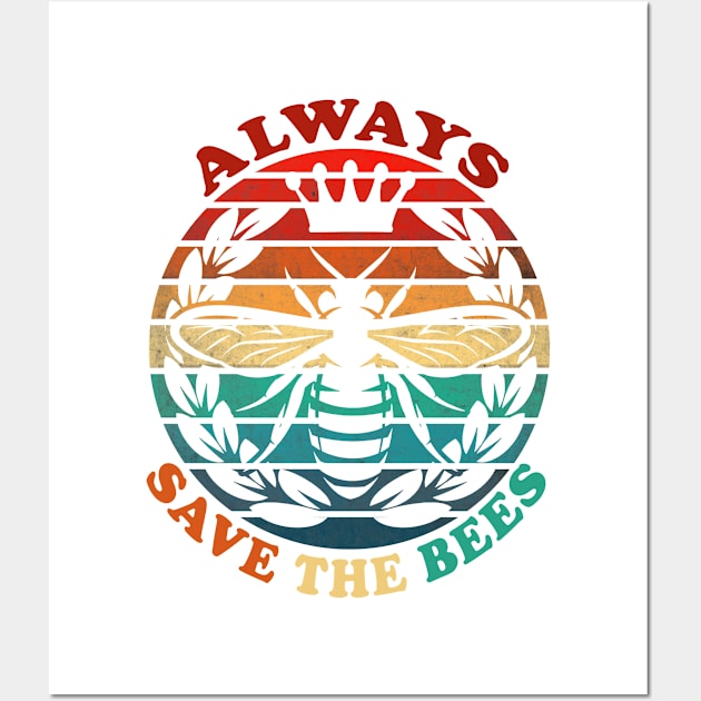 always save the bees Wall Art by joyTrends